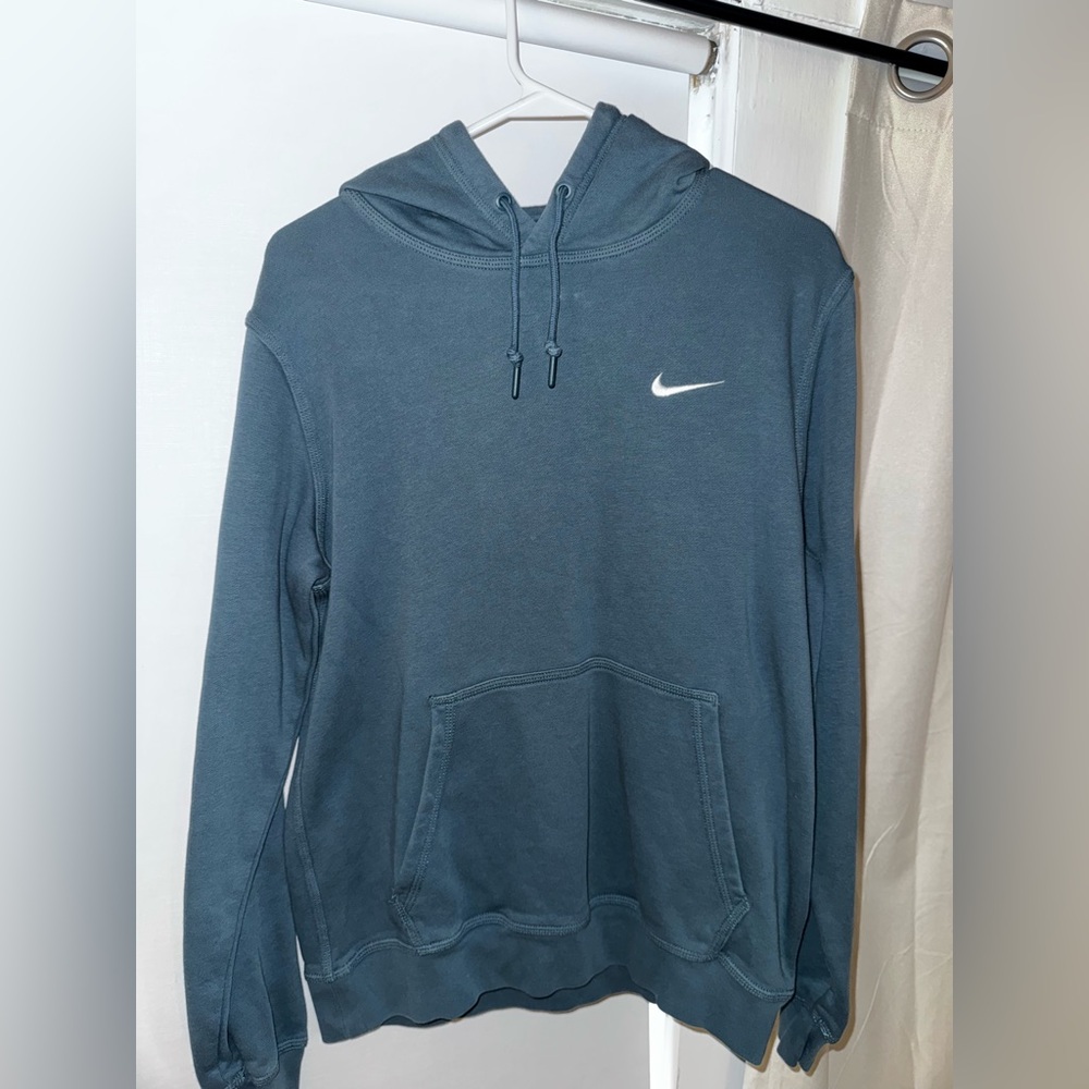 Nike Men's Teal Hoodie Sweater